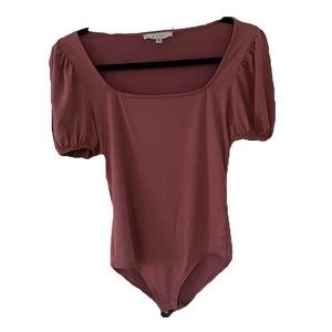 Coral TJ Max Puff Sleeve Body Suit